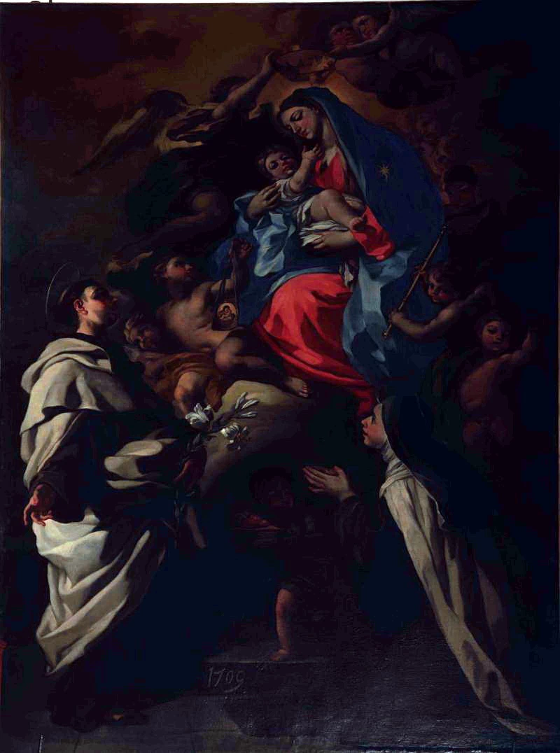 Madonna del Carmine e santi Domenico e Caterina da Siena